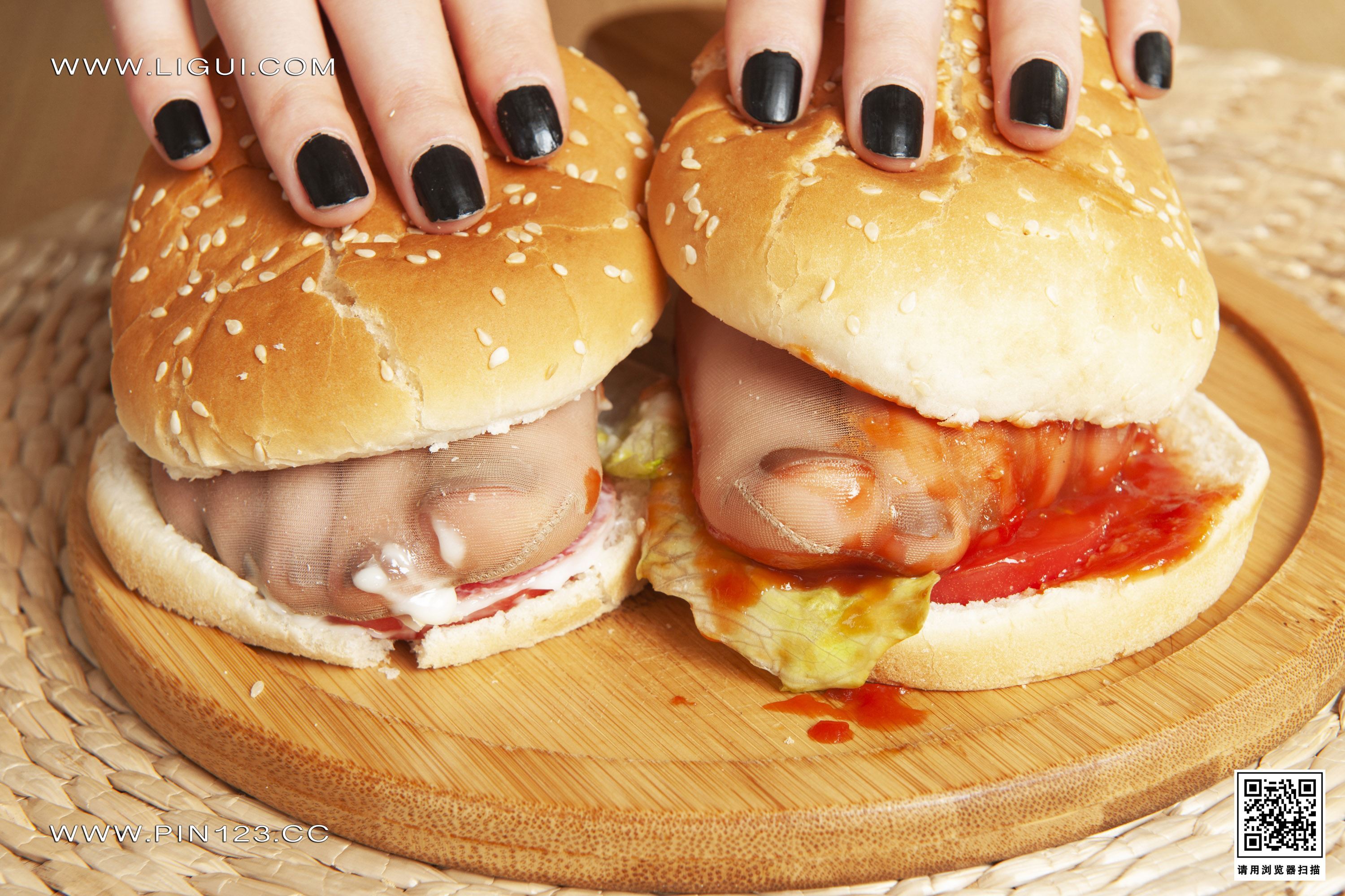 Ligui丽柜 2023.04.24 《肉丝汉堡》 橙子